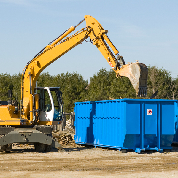 what size residential dumpster rentals are available in Early IA